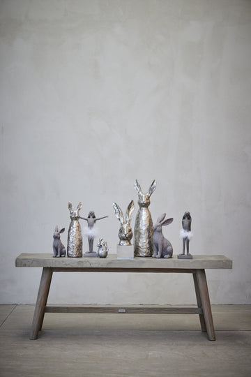 Semina Påskehare Figur sølv 32,5 cm. LENE BJERRE