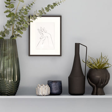 Haniya skjuler H13,5 cm. sort Lene Bjerre Design DK