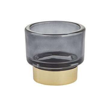 Miy fyrfadsstage H7,5 cm. mørkegrå Lene Bjerre Design DK