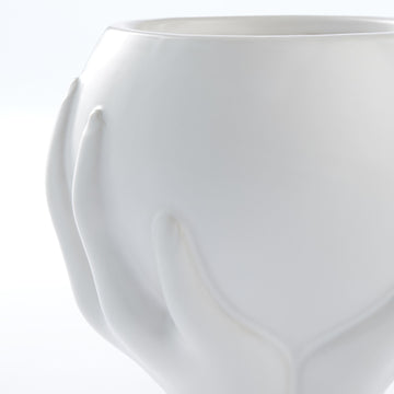 Haniya skjuler H16,5 cm. hvid LENE BJERRE