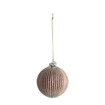 Norille Julekugle H11 cm. rød LENE BJERRE