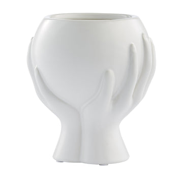 Haniya skjuler H16,5 cm. hvid LENE BJERRE
