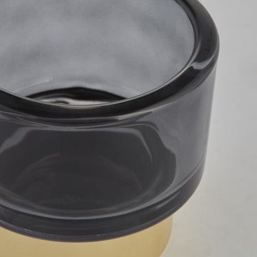 Miy fyrfadsstage H7,5 cm. mørkegrå Lene Bjerre Design DK