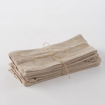 Pernilia mundserviet 40x40 cm. sand Lene Bjerre Design DK