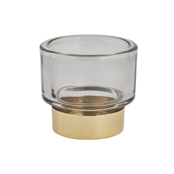 Miy fyrfadsstage H7,5 cm. lysegrå LENE BJERRE