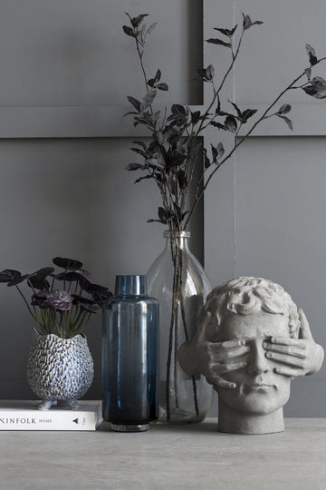 Hedria vase blå 30 cm. Lene Bjerre Design DK