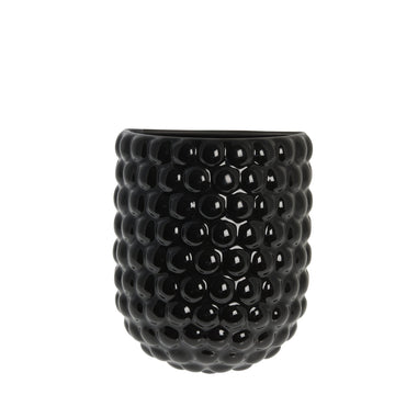 Dotsie væghængt vægpotte H20 cm. sort Lene Bjerre Design DK