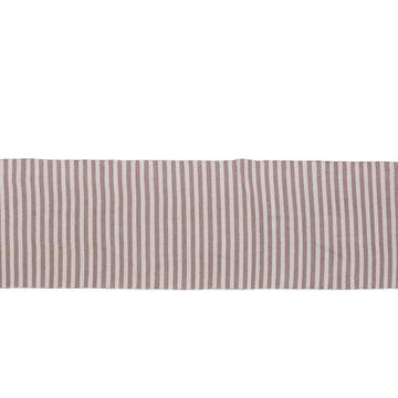 Strivie gulvtæppe løber 240x70 cm. stribet rosa Lene Bjerre Design DK