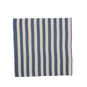 Strivie gulvtæppe 150x150 cm. grå stribet Lene Bjerre Design DK