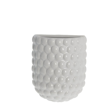 Dotsie væghængt vægpotte H20 cm. hvid Lene Bjerre Design DK