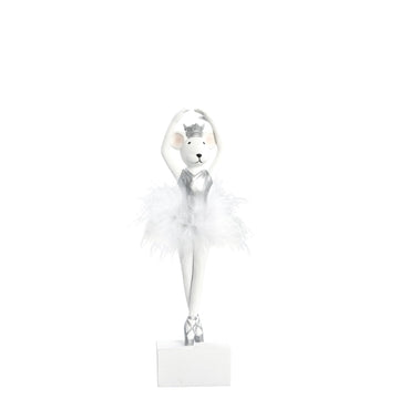 Salinna ballerinamus 25,5 cm hvid Lene Bjerre Design DK