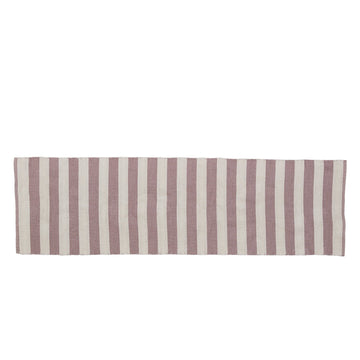 Strivie gulvtæppe løber 240x70 cm. stribet rosa Lene Bjerre Design DK