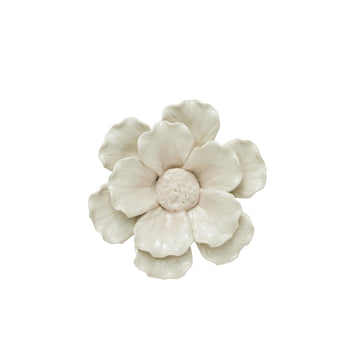 Floria vægvægdekoration råhvid Ø13,3 cm Lene Bjerre Design DK