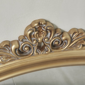 Halene spejl H108 cm. lys guld Lene Bjerre Design DK