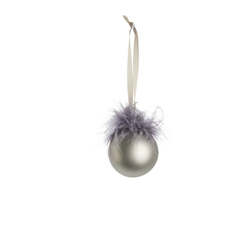 Noria Julekugle H7 cm. grå Lene Bjerre Design DK