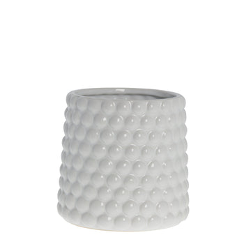 Dotsie urtepotteskjuler Ø20cm hvid Lene Bjerre Design DK