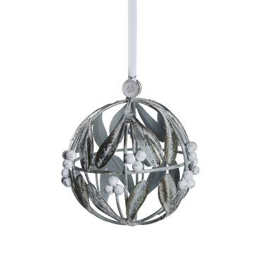 Missia julekugle sølv jern Ø12 cm Lene Bjerre Design DK