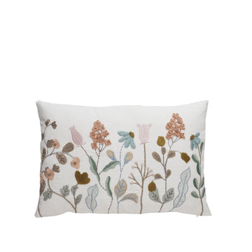 Inia pude råhvid 60x40 blomster Lene Bjerre Design DK