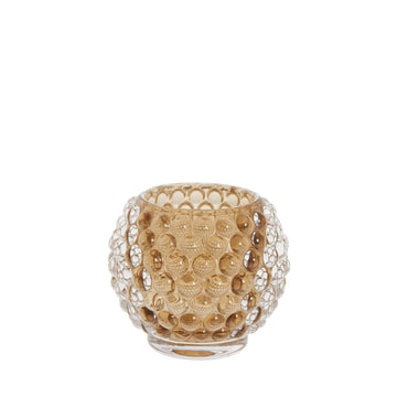 Doria fyrfadsstage H7,5 cm. gyldenbrun Lene Bjerre Design DK