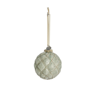 Norille Julekugle H9 cm. støvet grøn Lene Bjerre Design DK