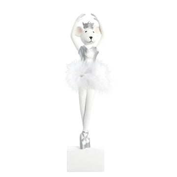Salinna ballerinamus 32,5 cm hvid Lene Bjerre Design DK