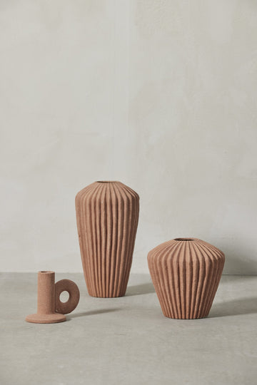 Susia vase H26,5 cm. brun Lene Bjerre Design DK
