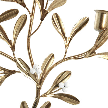 Missia lysestage mistelten H34cm sølv Lene Bjerre Design DK