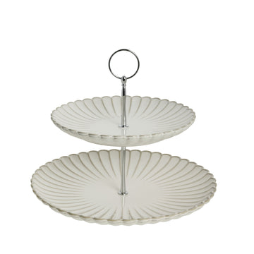 Camille etagere 27x27 cm. Off White Lene Bjerre Design DK