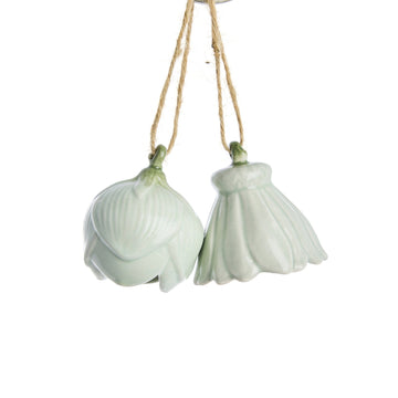 Dehlia sæt med 2 blomsterophænger L. Grøn Lene Bjerre Design DK