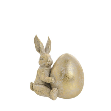 Selille kanindekoration H11,2 L. Guld Lene Bjerre Design DK