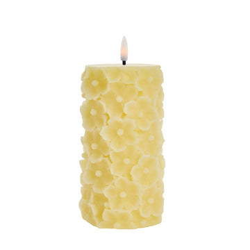 Hysille lys 8.0x8.0x14.5 cm. Lene Bjerre Design DK