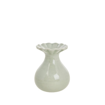 Dalia vase H8,8 L. Grøn Lene Bjerre Design DK