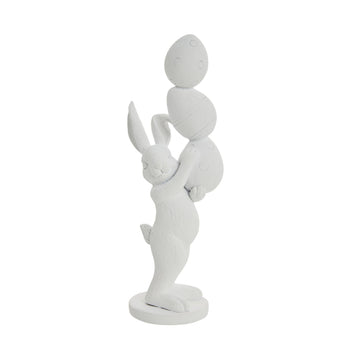Selille kanindekoration H16,5 Hvid Lene Bjerre Design DK
