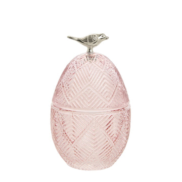 Esilia æggeglas H15,5 D. Rosa Lene Bjerre Design DK