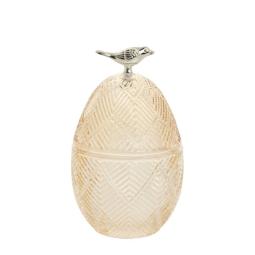 Esilia æggeglas H15,5 Gul Lene Bjerre Design DK