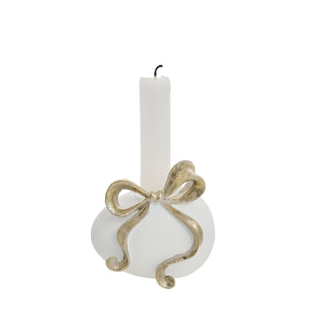 Sevinne æggelysestage H8,7 Hvid/L. Guld Lene Bjerre Design DK