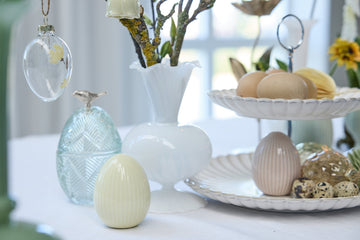 Delinne ægdekoration H7.7 Off White Lene Bjerre Design DK