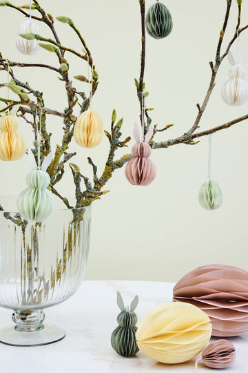 Papilla kaninjulepynt H12 Off White Lene Bjerre Design DK