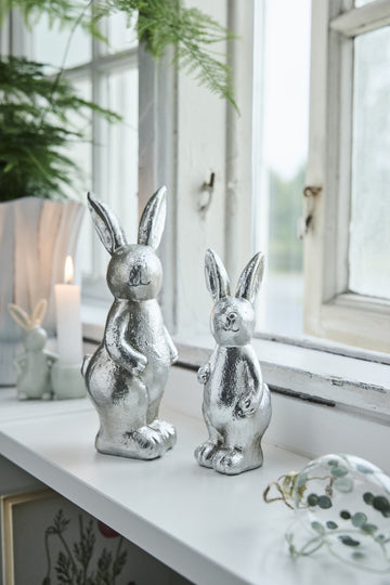 Sesinia kanindekoration H15,5 sølv Lene Bjerre Design DK