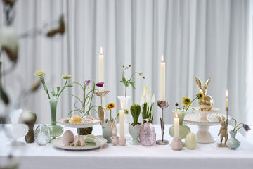 Stillia blomsterlysestage H22 sølv Lene Bjerre Design DK