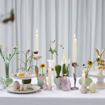 Stillia blomsterlysestage H22 sølv Lene Bjerre Design DK