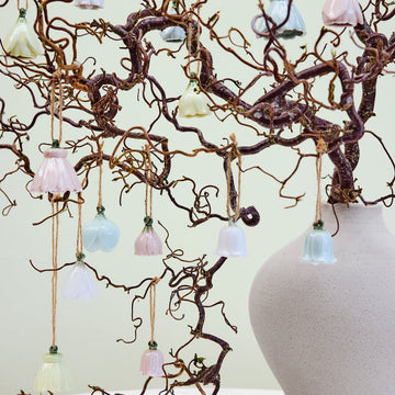 Dehlia sæt med 2 blomsterophæng i off-white Lene Bjerre Design DK