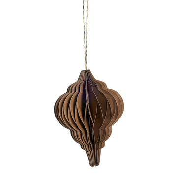 Poelle ophæng H12 cm. lysebrun papir Lene Bjerre Design DK