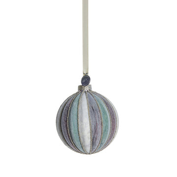 Nomillia julekugle H8 cm. råhvid Lene Bjerre Design DK