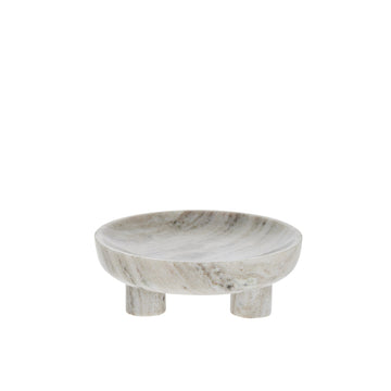 Esille fad Ø32 cm. mørk sand marmor LENE BJERRE