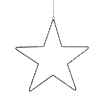 Ane stjerne ophæng 40 cm. sølv Lene Bjerre Design DK