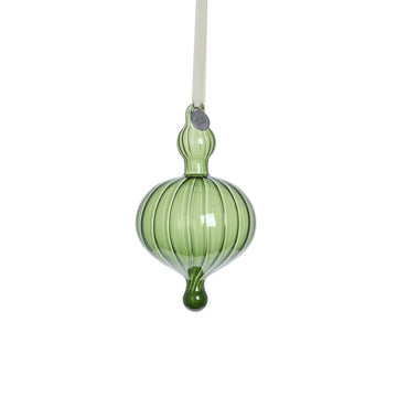 Glosille glasophæng H14,5 cm. grøn Lene Bjerre Design DK