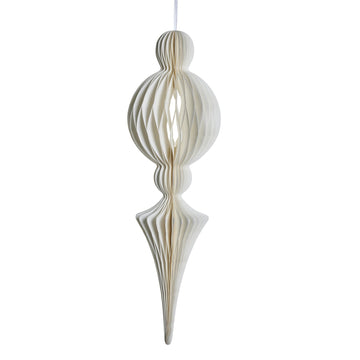 Poelle ophæng H40 cm. råhvid papir Lene Bjerre Design DK