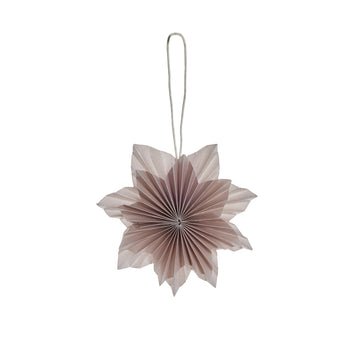 Palisia papirstjerne 10 cm. støvet lyserød Lene Bjerre Design DK