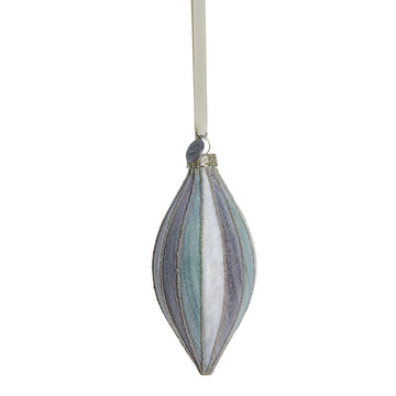 Nomillia julekugle H13 cm. råhvid Lene Bjerre Design DK